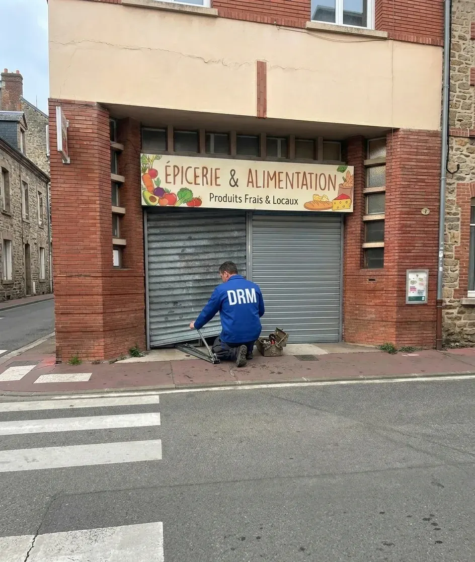 Rideau de boutique débloqué — Rideau métallique à Villejuif